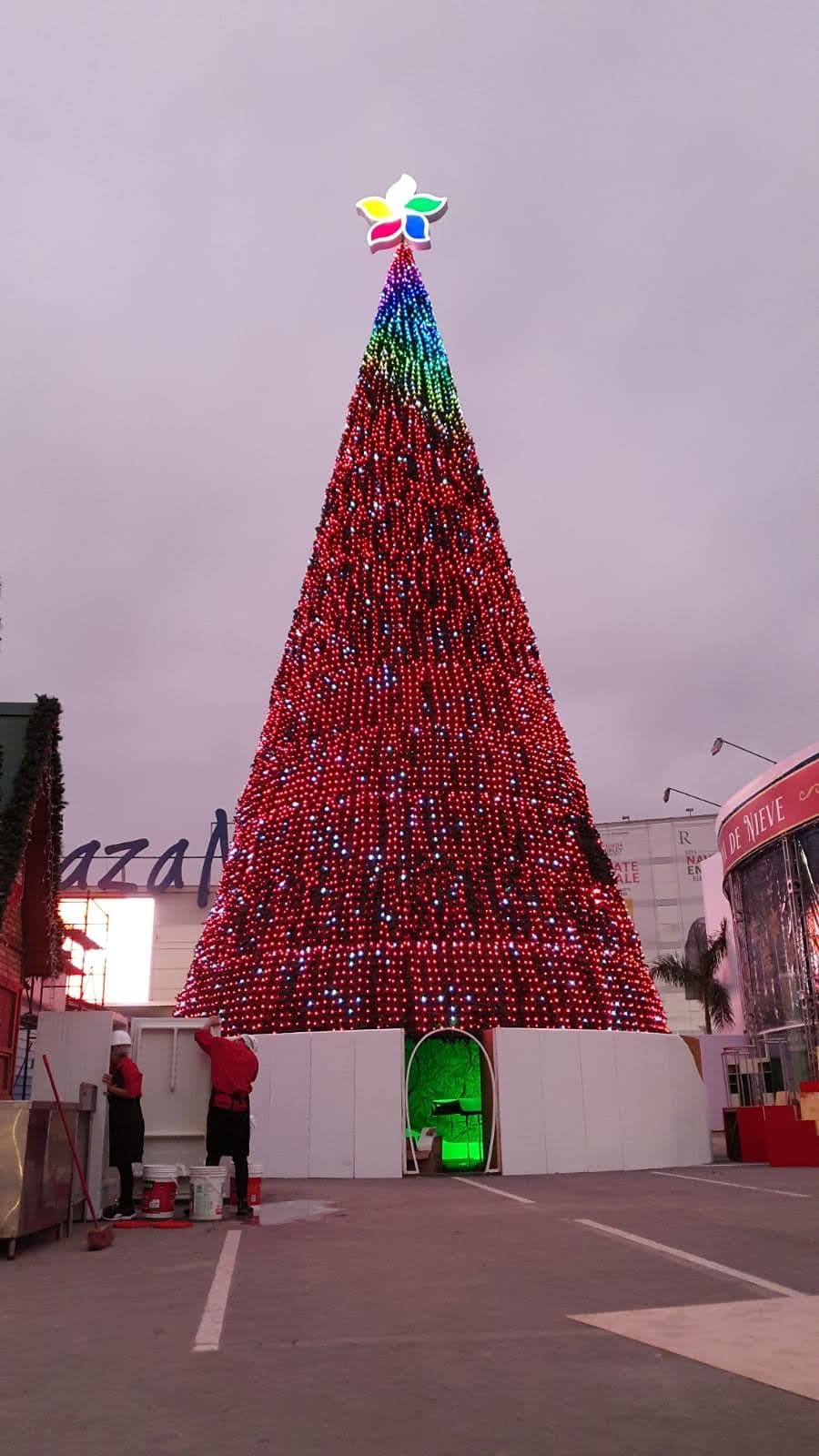 Navidad en parque zonal