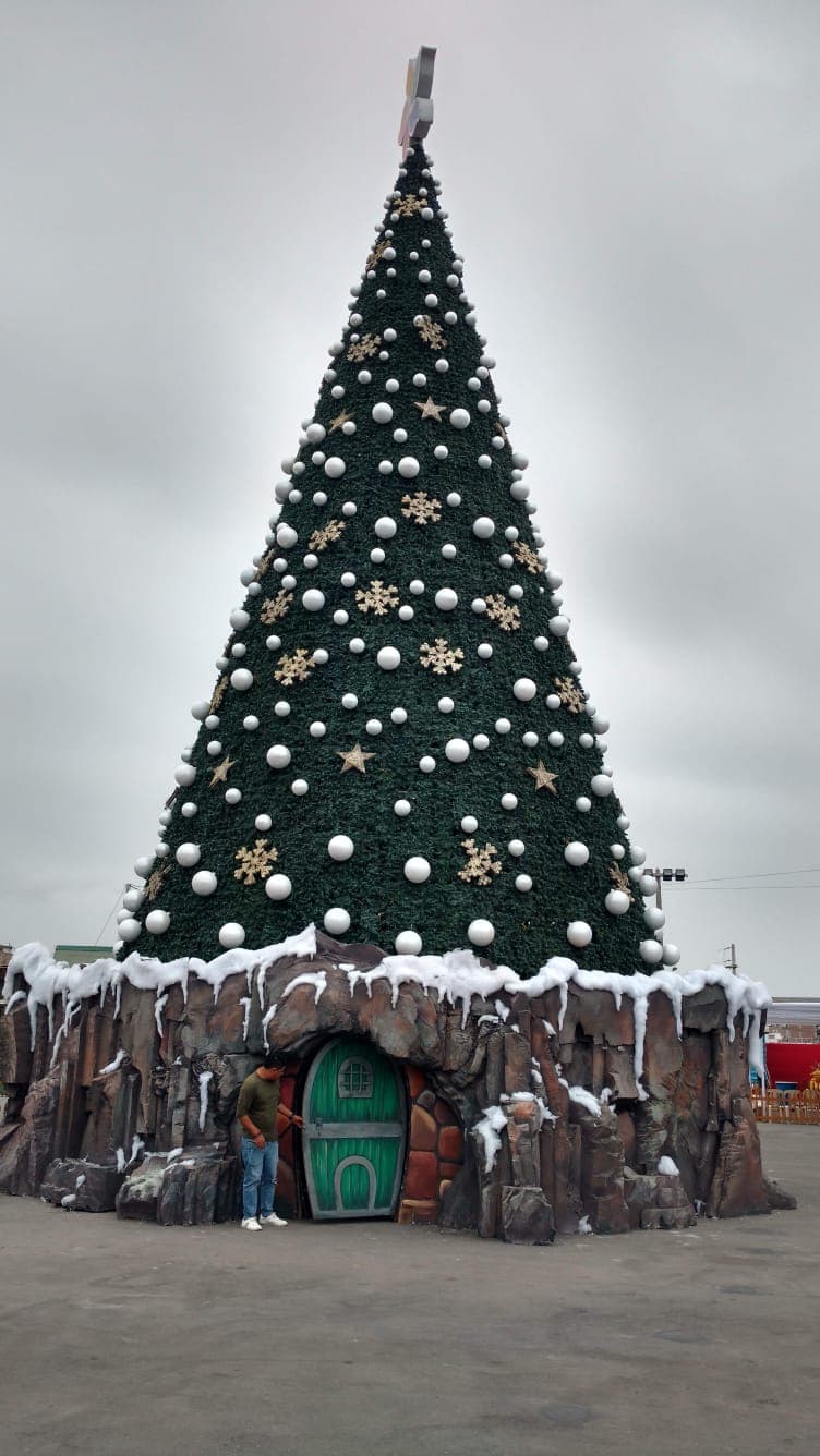 Árbol insignia de supermercado